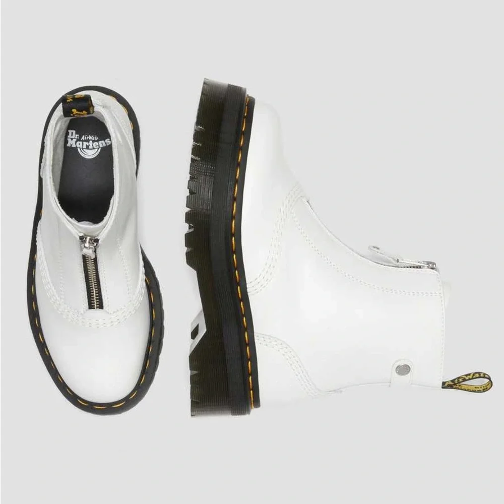 DR MARTENS Leather Jetta Booties